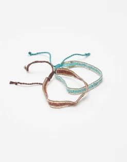 Natura Selection Bisutería^Pack 2 Pulseras Ribete Dorado