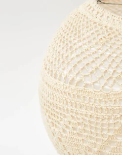 Natura Selection Iluminación|Decoración^Pantalla Lámpara Macramé 35,5 Cm 135480-BEIGE