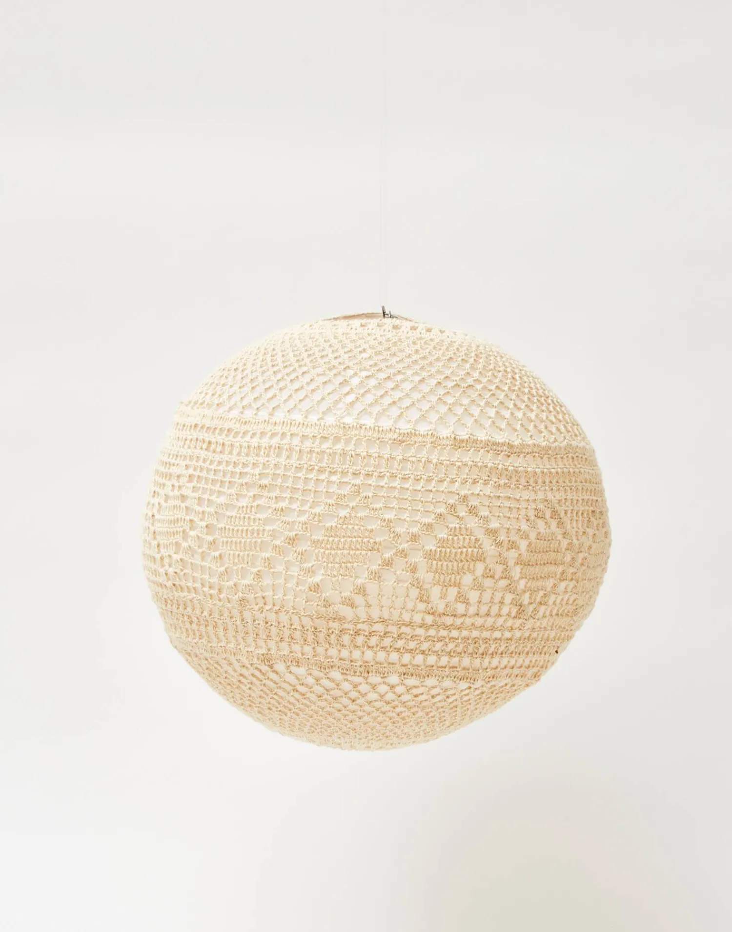 Natura Selection Iluminación|Decoración^Pantalla Lámpara Macramé 35,5 Cm 135480-BEIGE