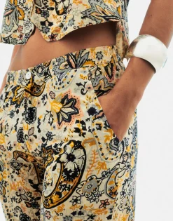 Natura Selection Pantalones^Pantalón Garden 147777-ECRU
