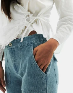 Natura Selection Pantalones^Pantalón Tejano Marla 147823-BLUE