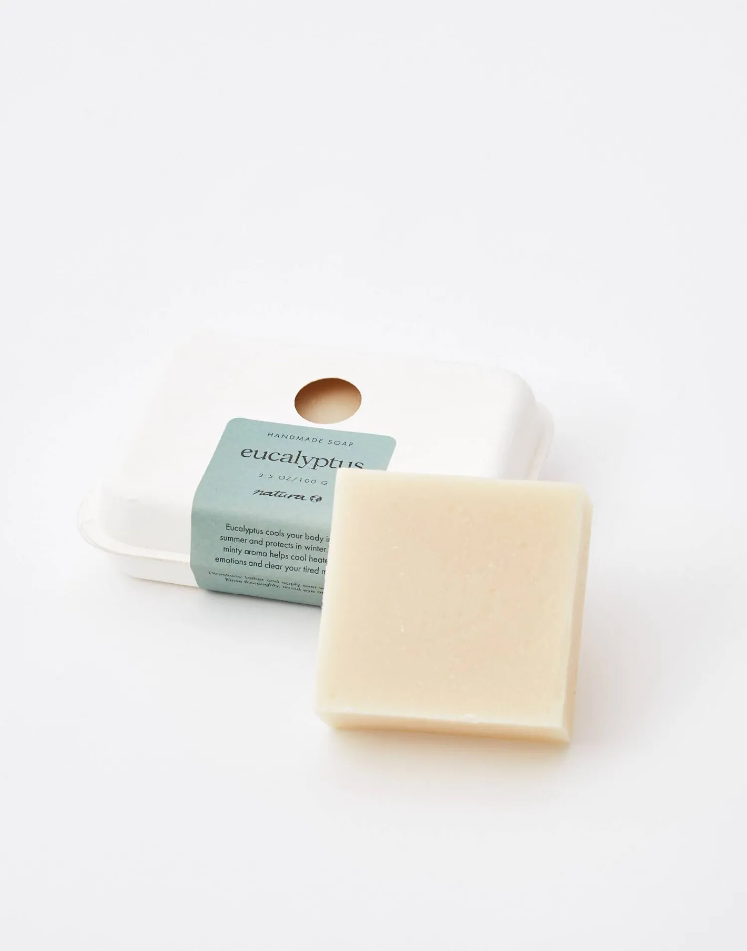 Natura Selection Bodycare & Beauty|Bodycare & Beauty^Pastilla Jabón Eucaliptus 133546-WHITE