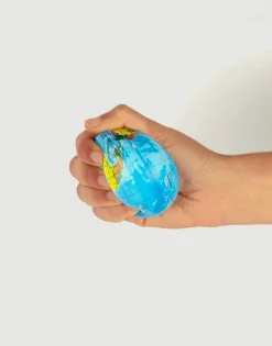 Natura Selection Electrónica Y Gadget^Pelota Anti Estrés Mundo 109648-BLUE