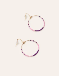 Natura Selection Bisutería^Pendientes Aro Beads