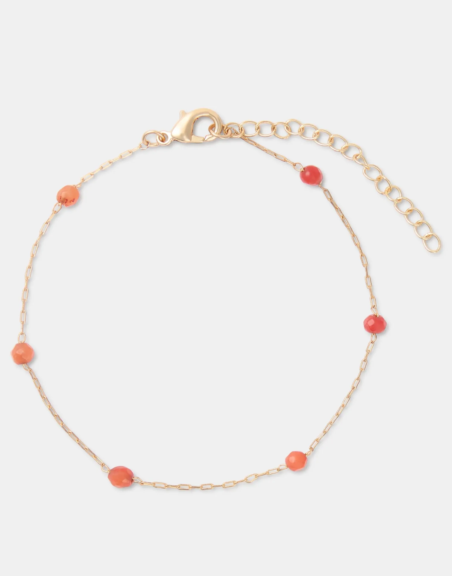 Natura Selection Bisutería^Pulsera Dorada Piedra Color