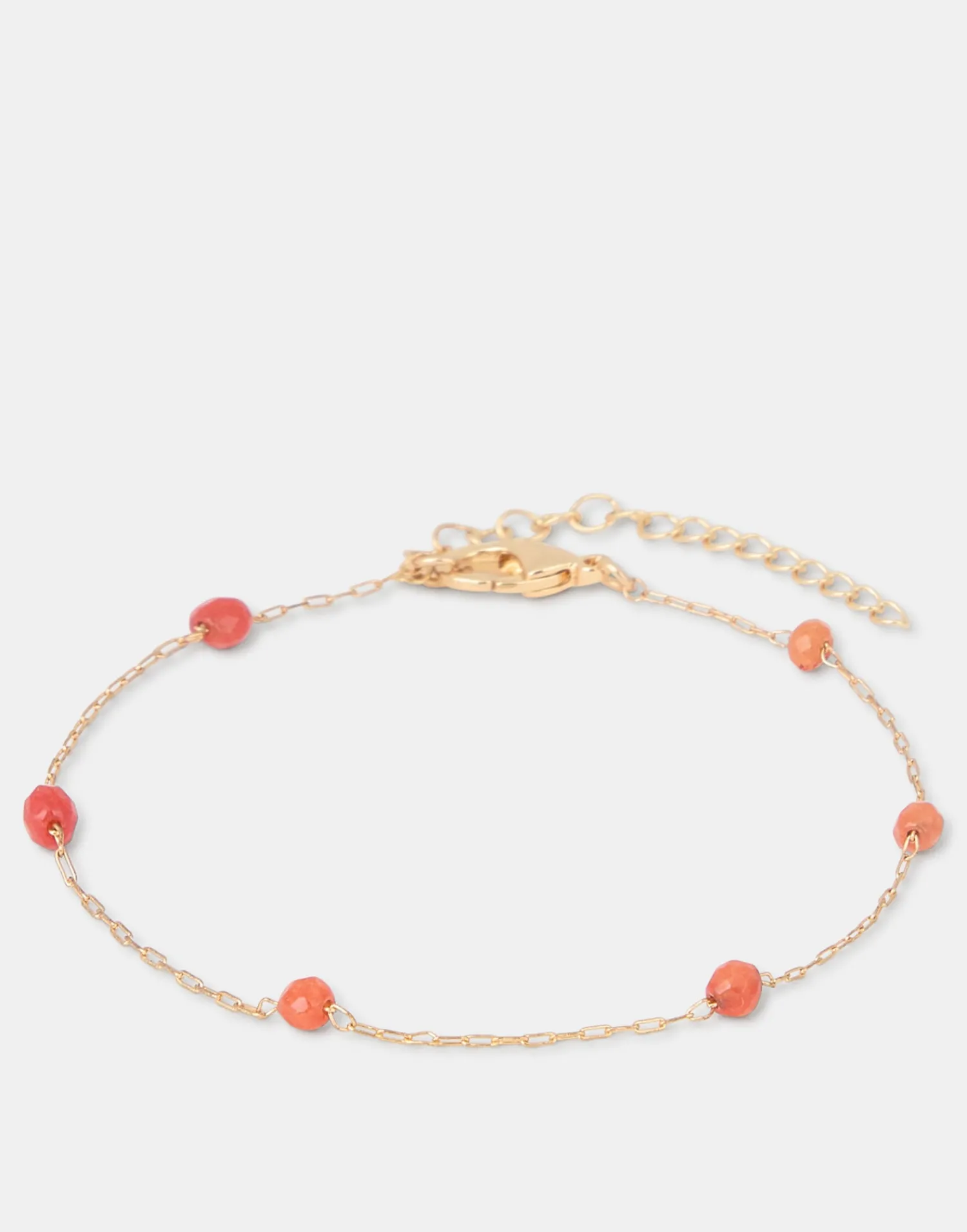 Natura Selection Bisutería^Pulsera Dorada Piedra Color
