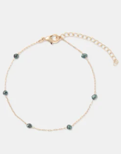 Natura Selection Bisutería^Pulsera Dorada Piedra Color
