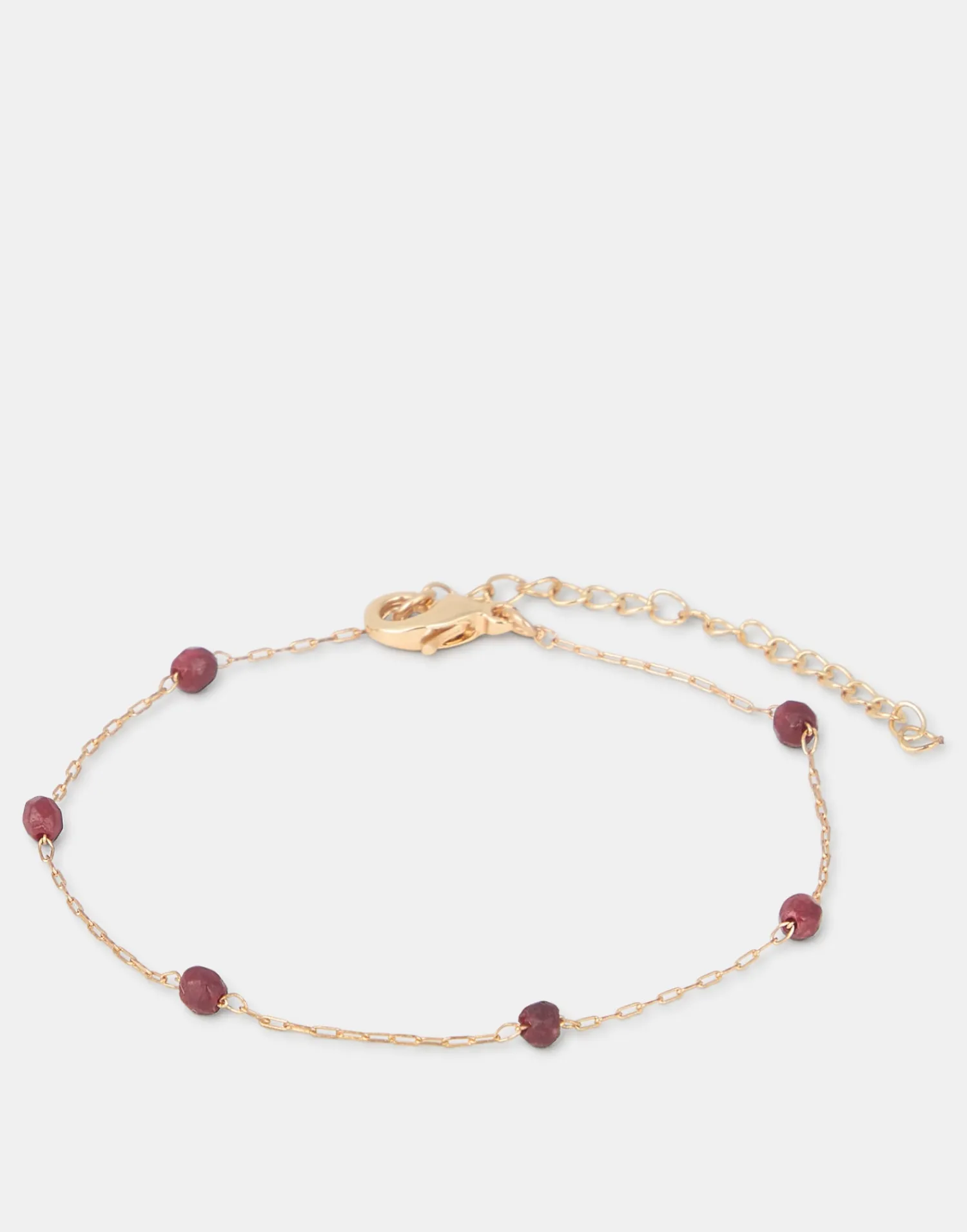 Natura Selection Bisutería^Pulsera Dorada Piedra Color