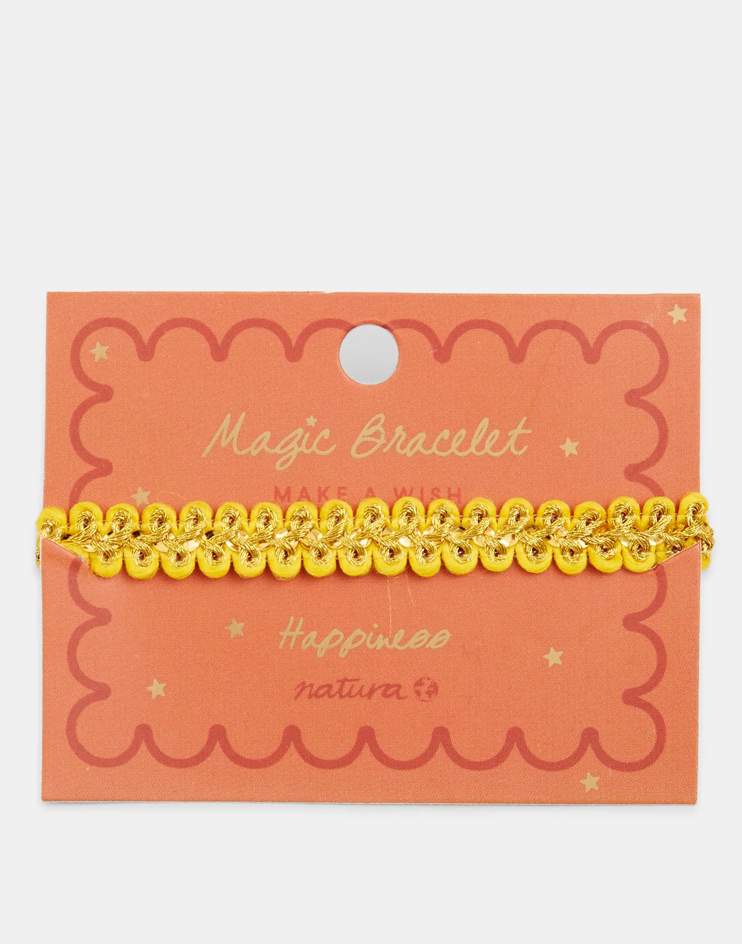 Natura Selection Bisutería^Pulsera Make A Wish Happiness 147865-YELLOW