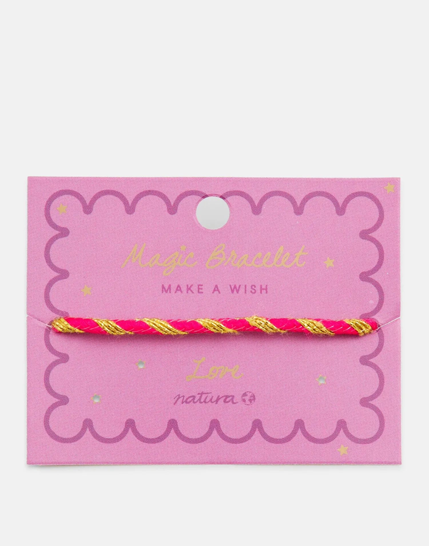 Natura Selection Bisutería^Pulsera Make A Wish Love 147864-FUCHSIA