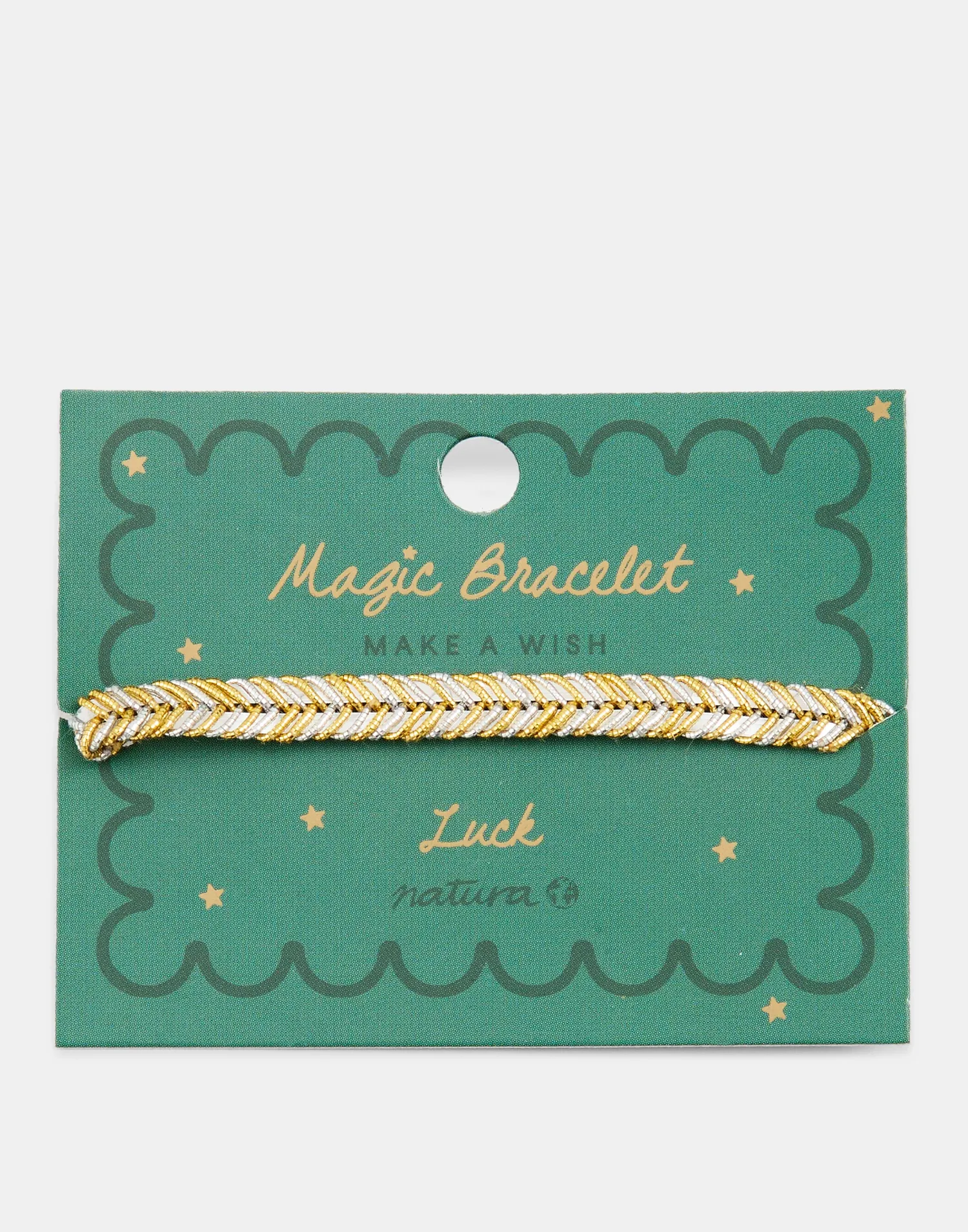 Natura Selection Bisutería^Pulsera Make A Wish Luck 147866-GOLD