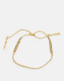 Natura Selection Bisutería^Pulsera Make A Wish Luck 147866-GOLD