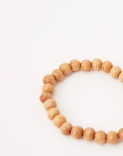 Natura Selection Bisutería^Pulsera Mala Madera 140323-BEIGE
