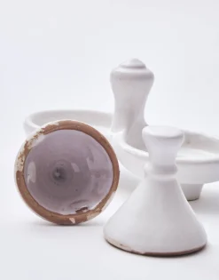Natura Selection Cocina^Salero Y Pimentero Tajine 140150-WHITE