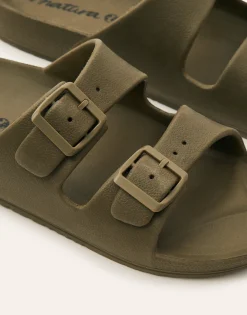 Natura Selection Calzado^Sandalia Doble Hebilla Hombre 145919-KHAKI