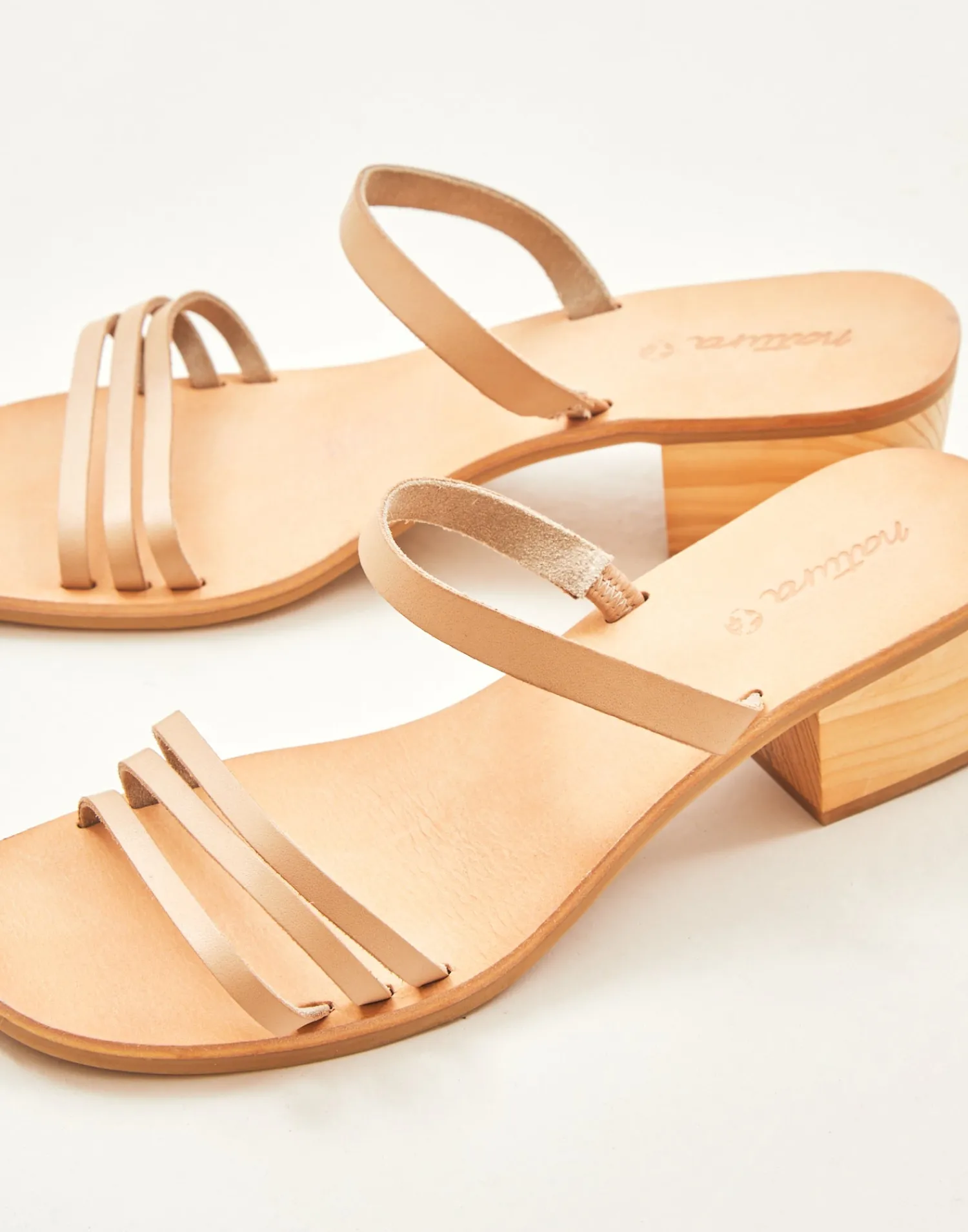 Natura Selection Calzado^Sandalia Tacón Tiras 145625-BEIGE