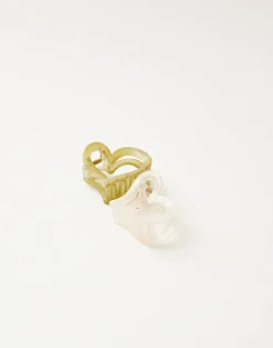 Natura Selection Otros Accesorios^Set 2 Pinzas Pelo Corazón