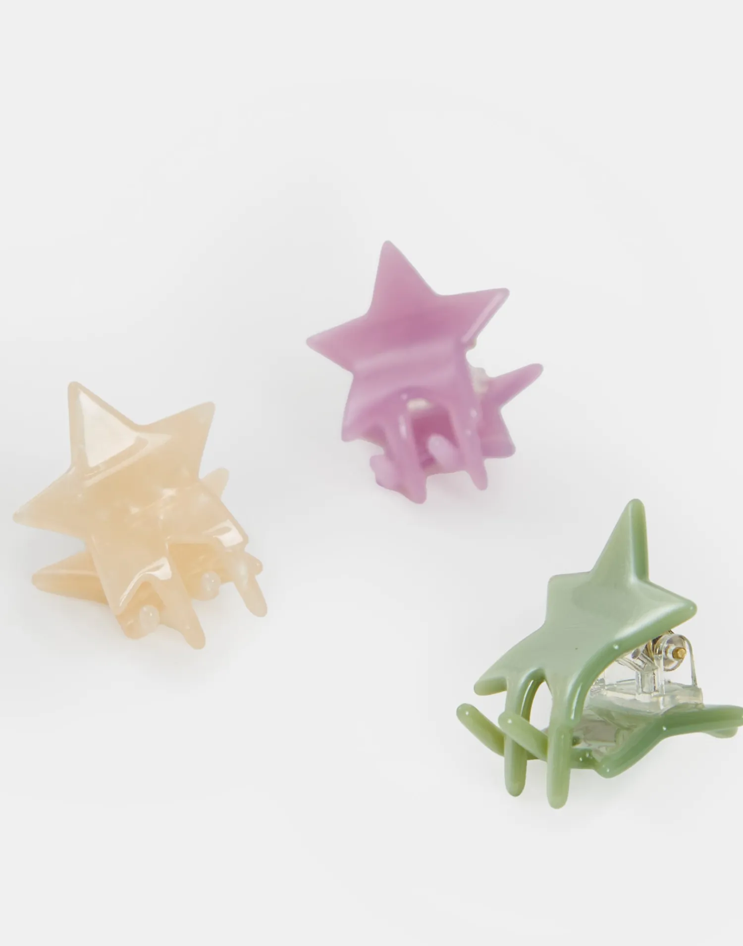 Natura Selection Otros Accesorios^Set 3 Pinzas Pelo Estrellitas 148064-ASSORTED