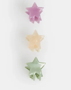 Natura Selection Otros Accesorios^Set 3 Pinzas Pelo Estrellitas 148064-ASSORTED