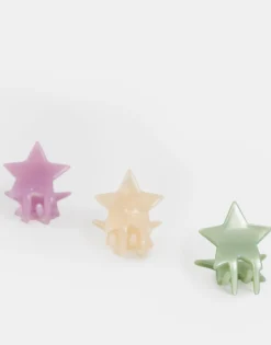 Natura Selection Otros Accesorios^Set 3 Pinzas Pelo Estrellitas 148064-ASSORTED