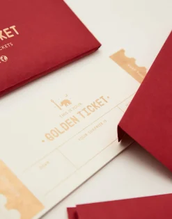 Natura Selection Papelería^Set 10 Tickets Regalo Con Sobres 131014-RED