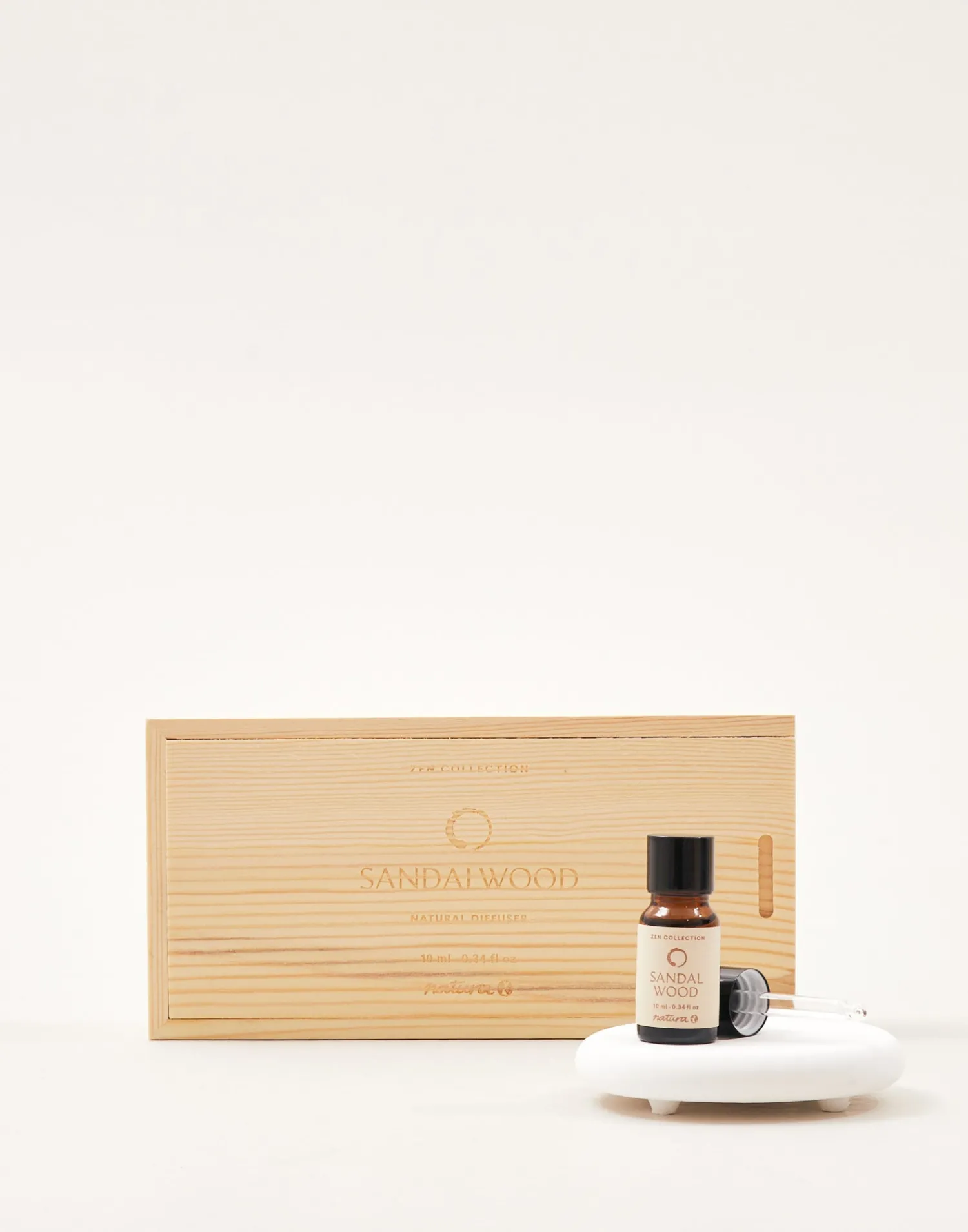 Natura Selection Aromas Y Difusores|Difusores^Set Aceite Esencial Y Piedra Cerámica Zen Collection