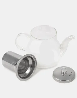 Natura Selection Cocina^Set Tetera Cristal Con 4 Tazas 149638-TRANSPARE