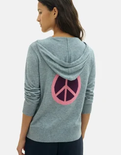 Natura Selection Jerséis Y Cárdigans^Sudadera Peace 150039-GREY
