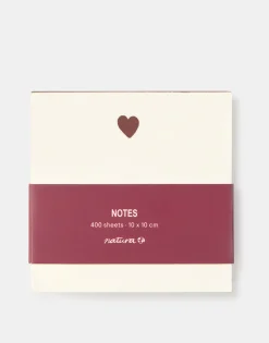 Natura Selection Papelería^Taco Notas Corazón 147972-RED