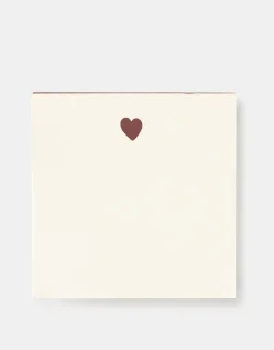 Natura Selection Papelería^Taco Notas Corazón 147972-RED