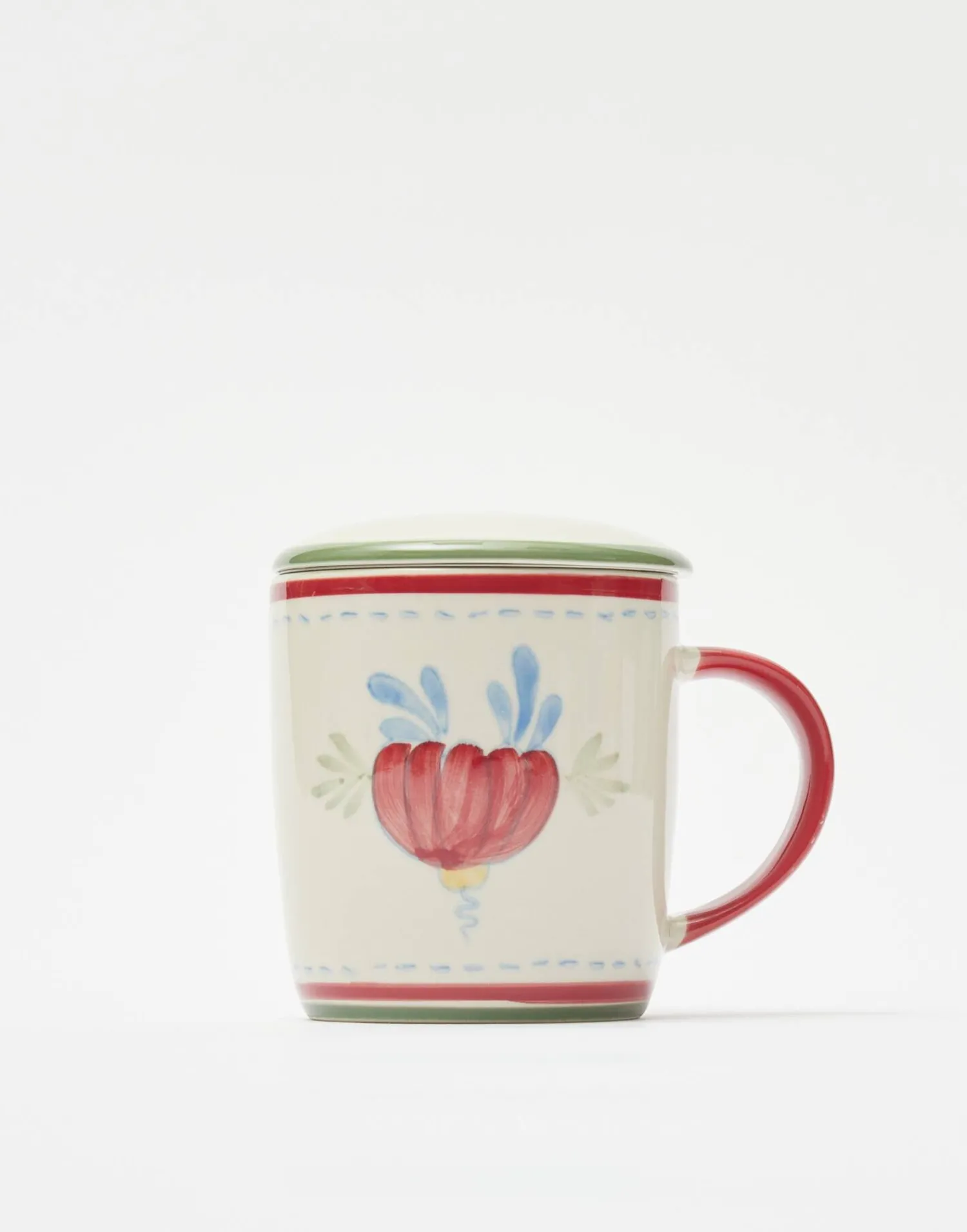 Natura Selection Cocina^Taza Cerámica Con Filtro Flores