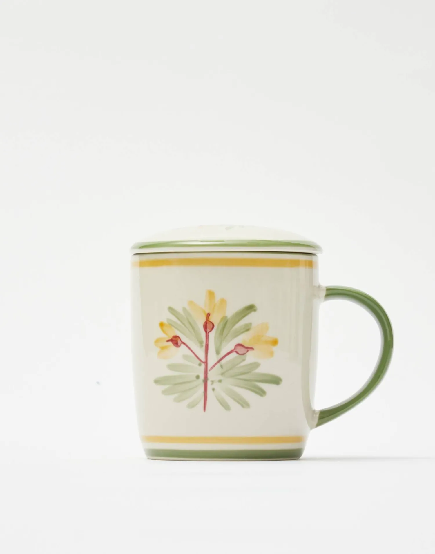 Natura Selection Cocina^Taza Cerámica Con Filtro Flores