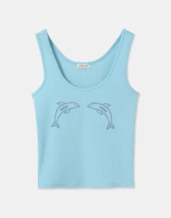 Natura Selection Camisetas Y Tops^Top Dauphin 147836-BLUE