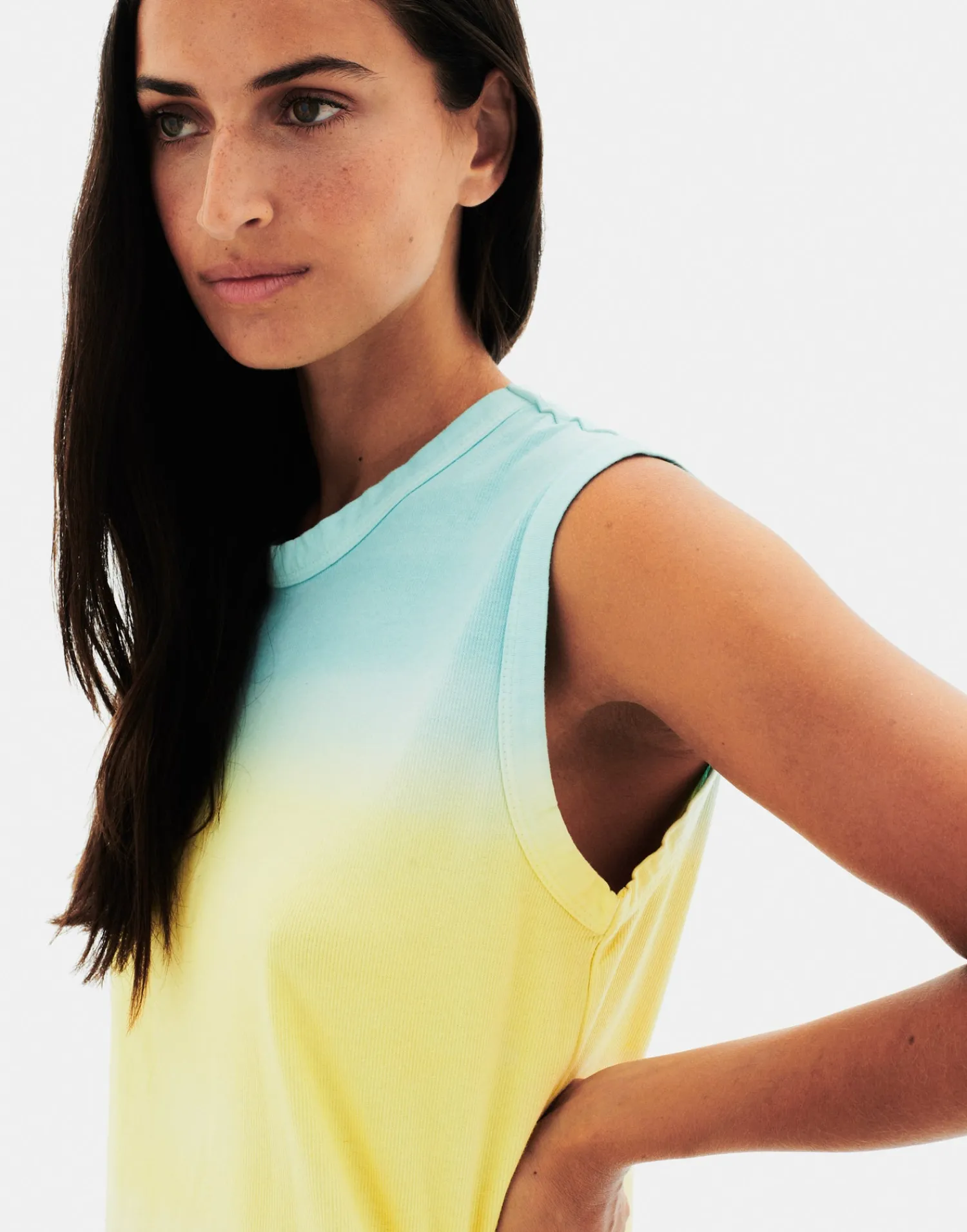 Natura Selection Camisetas Y Tops^Top Degradé 147837-BLUE