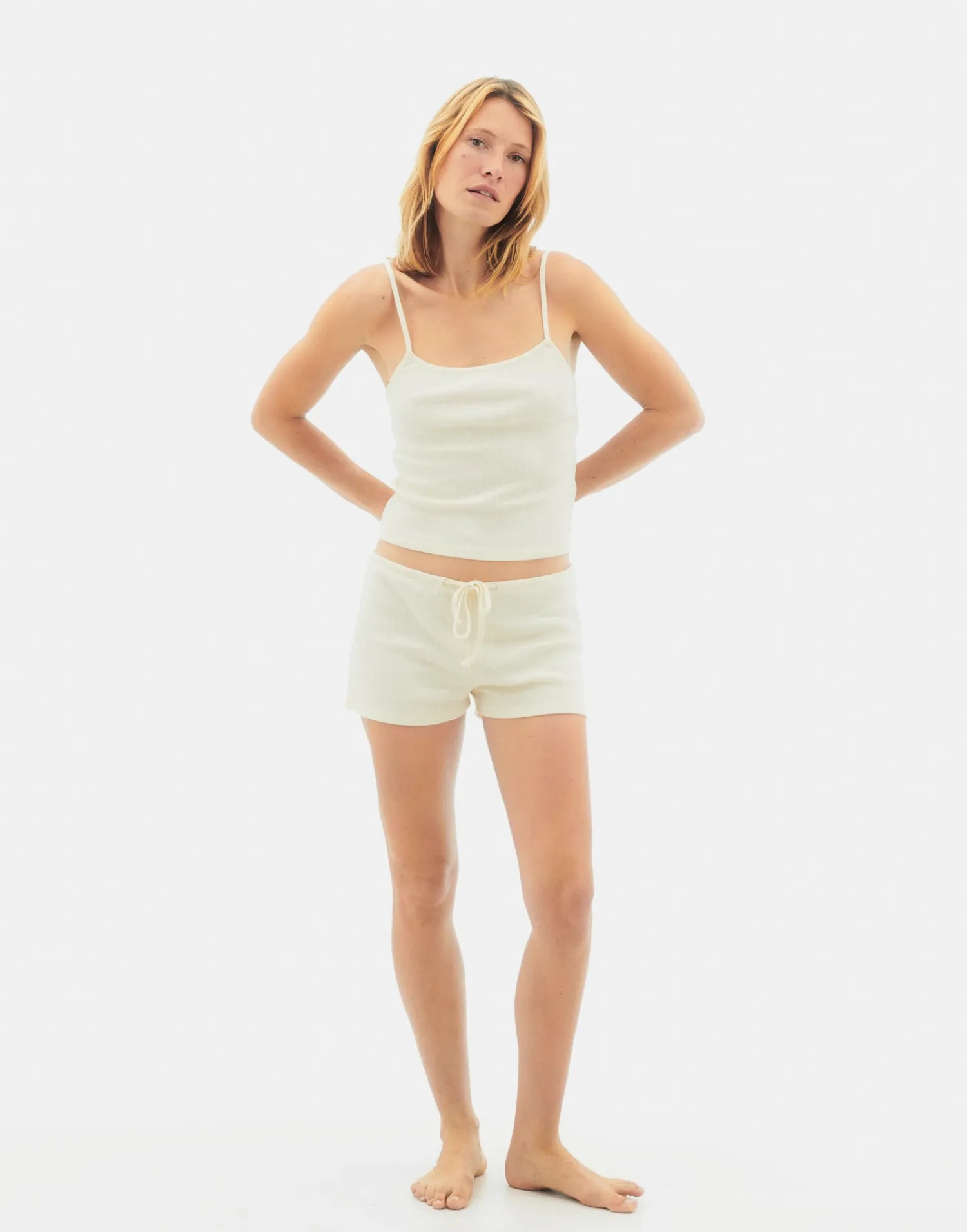 Natura Selection Pijamas^Top Desagujado 147839-OFFWHITE