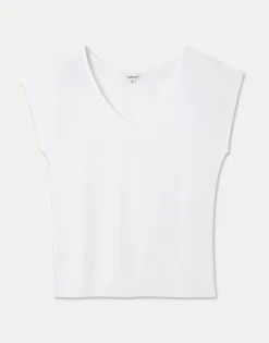 Natura Selection Camisetas Y Tops^Top Manga Corta Pico