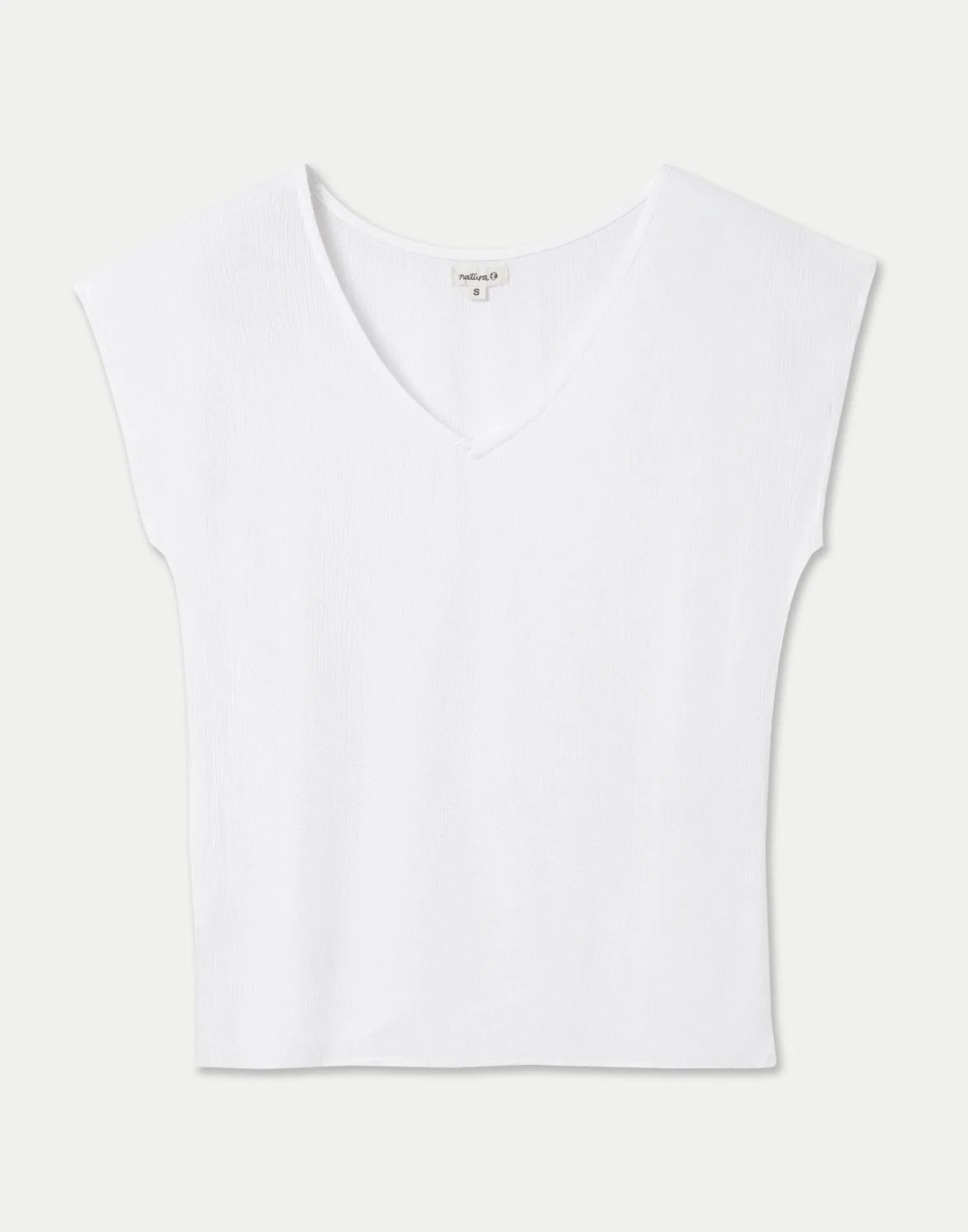Natura Selection Camisetas Y Tops^Top Manga Corta Pico