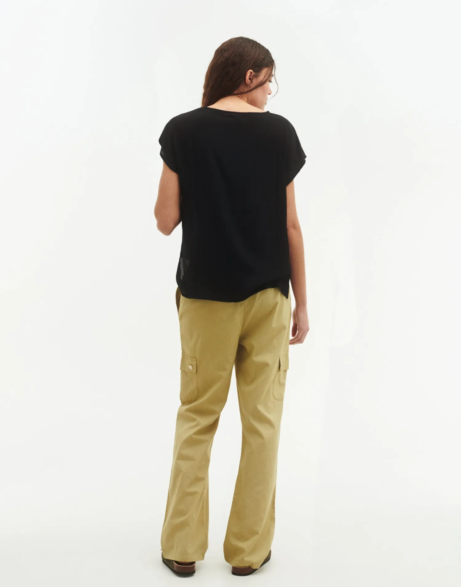 Natura Selection Camisetas Y Tops^Top Manga Corta Pico