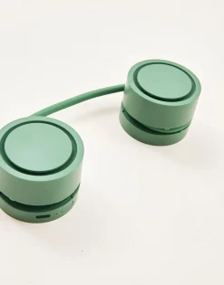 Natura Selection Electrónica Y Gadget|Viaje^Ventilador Cuello Doble 146204-GREEN