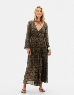 Natura Selection Vestidos^Vestido Bandani 147744-GREY