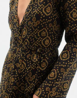 Natura Selection Vestidos^Vestido Bandani 147744-GREY