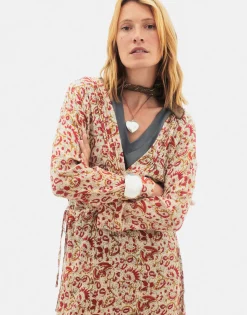 Natura Selection Vestidos^Vestido Colima 147765-ECRU