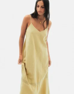 Natura Selection Vestidos^Vestido Jordania 147727-KHAKI