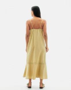 Natura Selection Vestidos^Vestido Jordania 147727-KHAKI