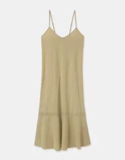 Natura Selection Vestidos^Vestido Jordania 147727-KHAKI