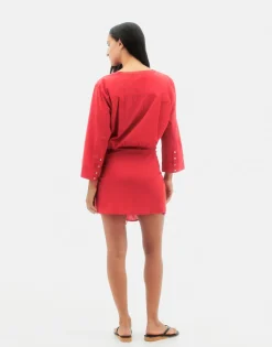 Natura Selection Vestidos^Vestido Kilauea 147726-RED