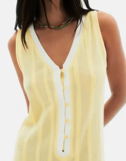 Natura Selection Vestidos^Vestido Namibia 147725-YELLOW