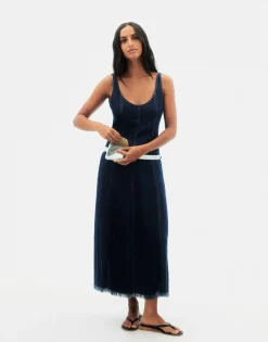 Natura Selection Vestidos^Vestido Patna 147816-NAVYBLUE