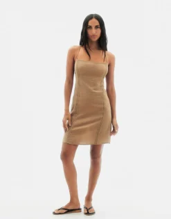 Natura Selection Vestidos^Vestido Sahara 147720-BROWN
