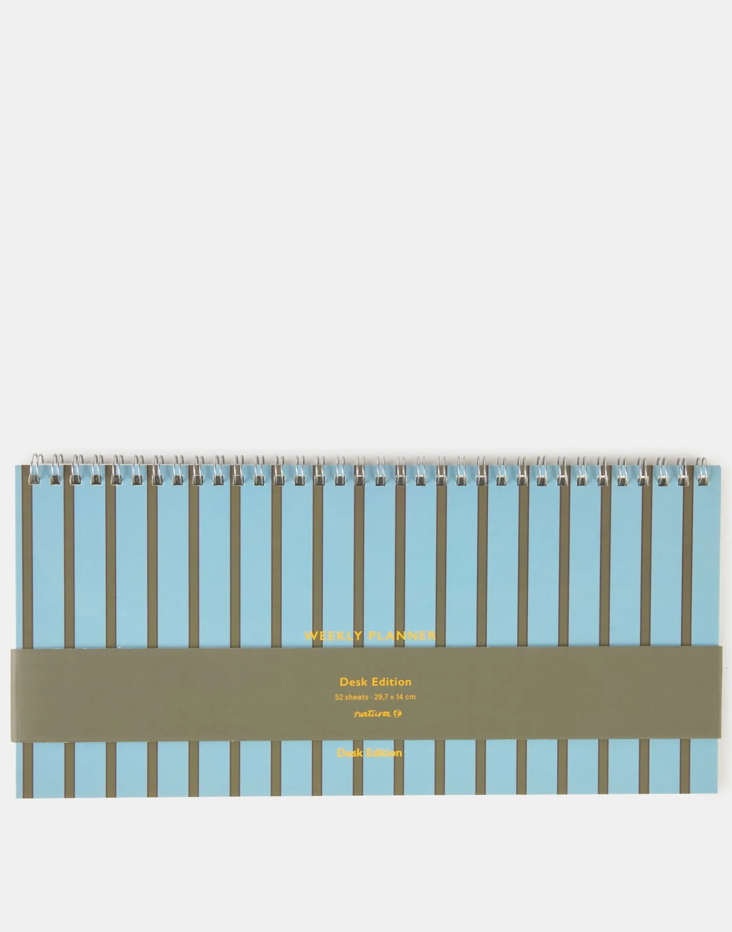 Natura Selection Papelería^Weekly Planner Rayas 147957-BLUE